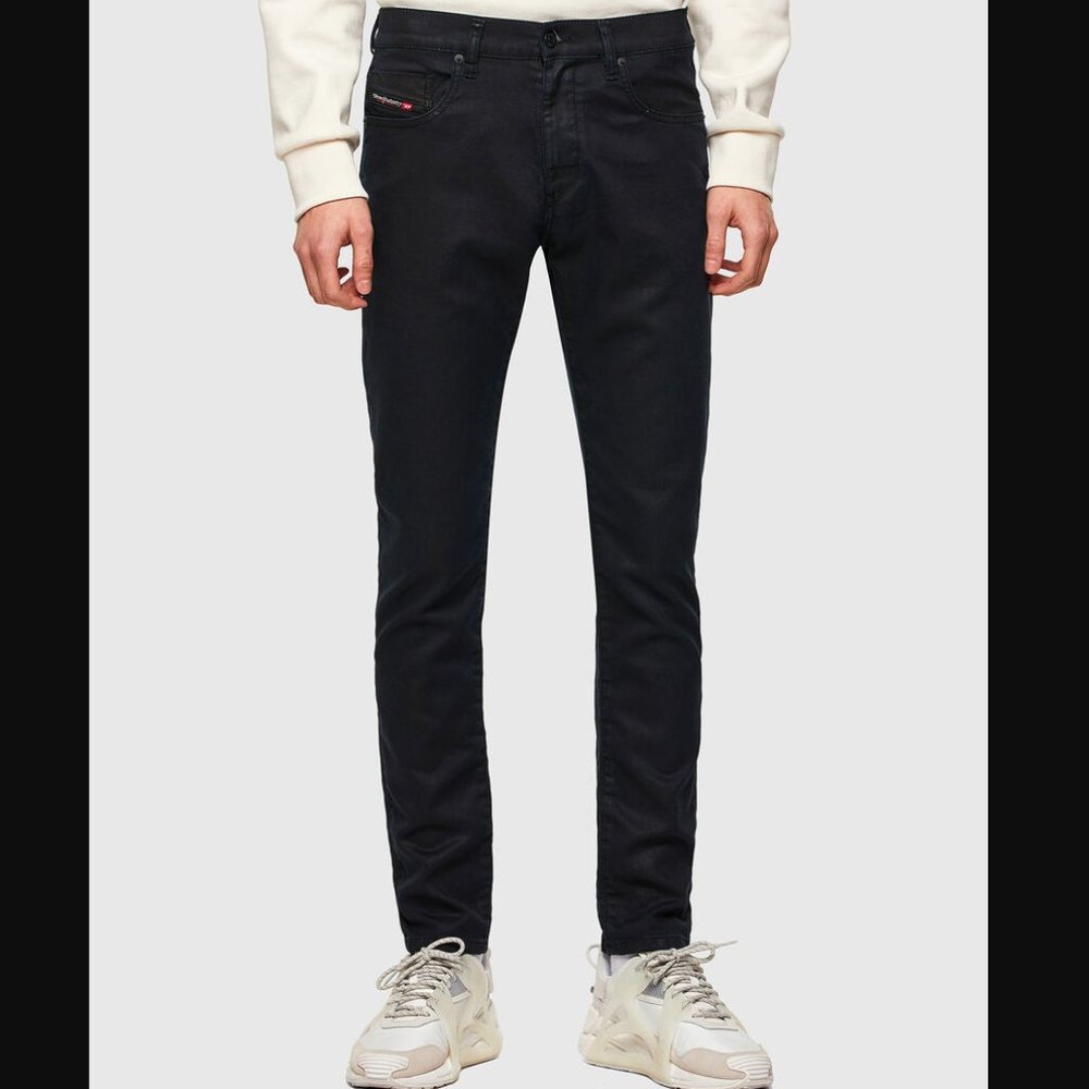 Men's Diesel D-Strukt Jogg Jeans Dark Blue Size 34